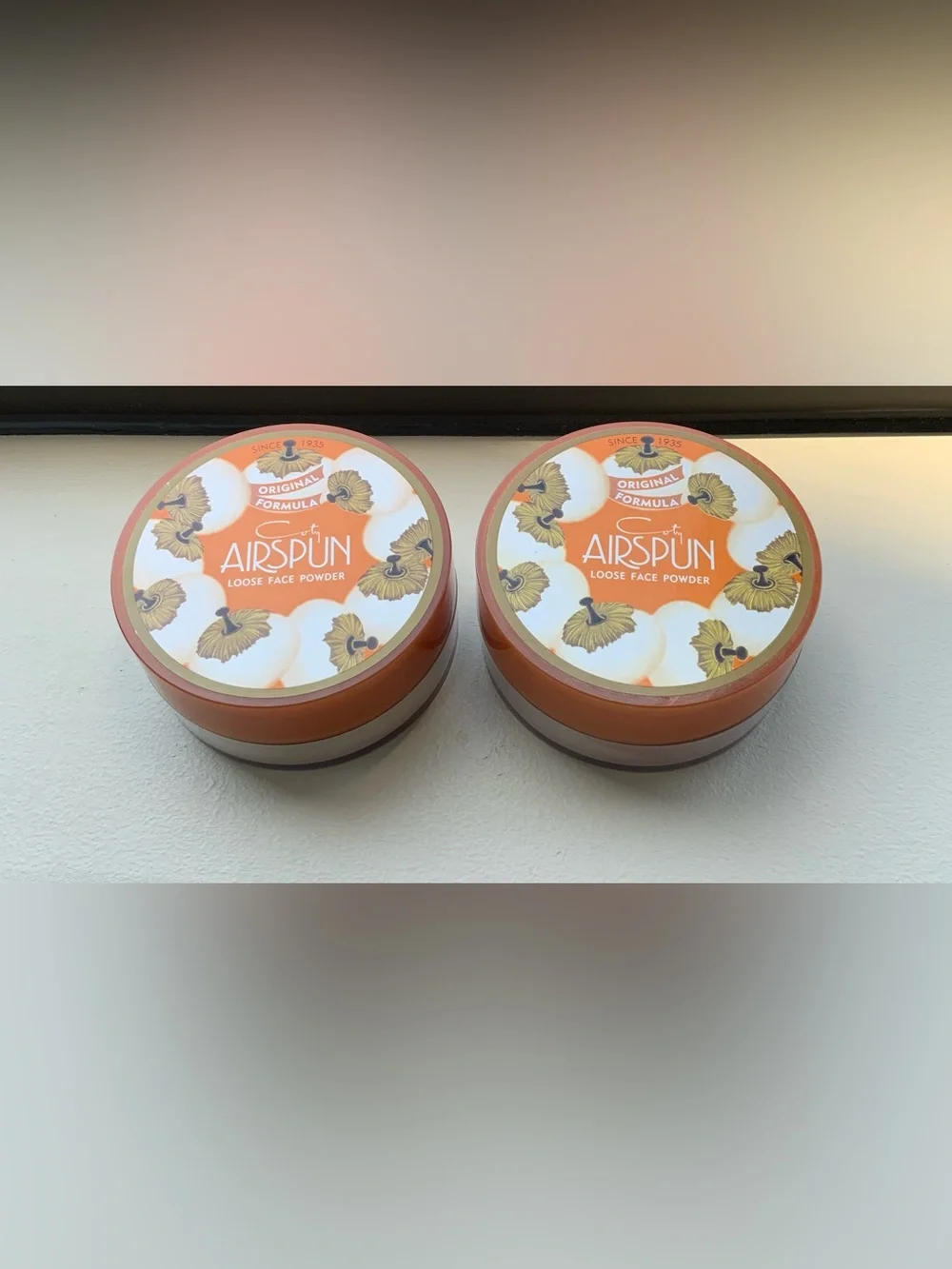 2xCoty• Airspun LOOSE FACE POWDER 1.2 oz  070-11 & 070-41